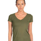 Next Level 1540 Women's Ideal V-Neck Tee - Front view