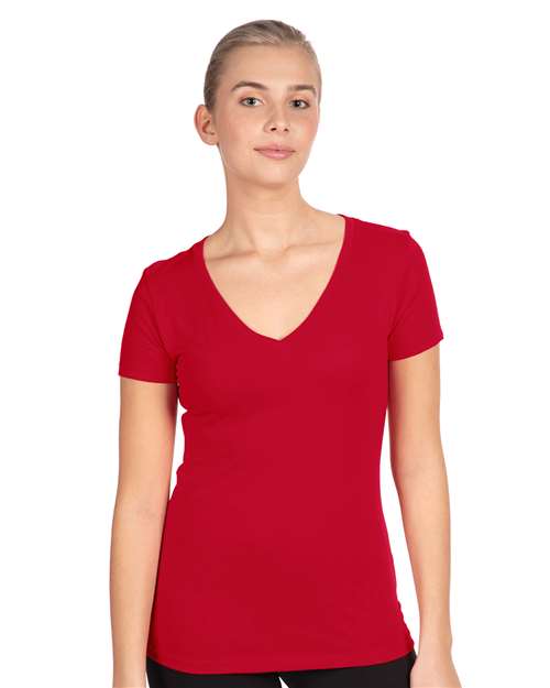 Next Level 1540 Women's Ideal V-Neck Tee - Front view