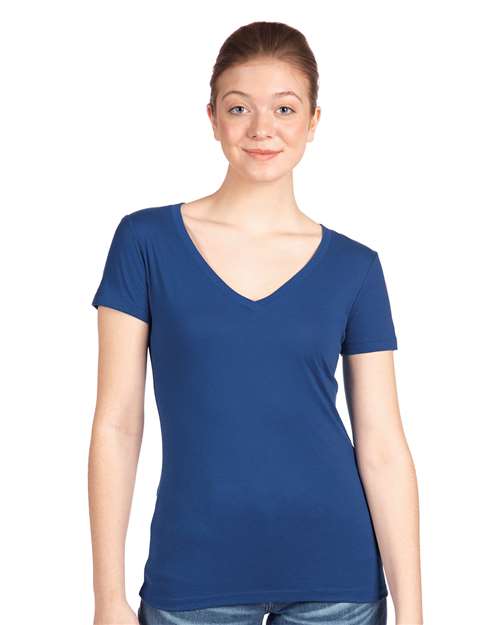Next Level 1540 Women's Ideal V-Neck Tee - Front view