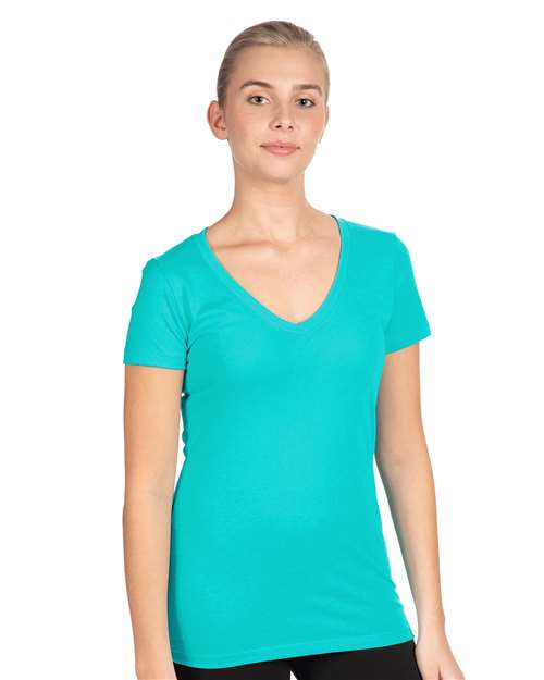 Next Level 1540 Women's Ideal V-Neck Tee - Front view