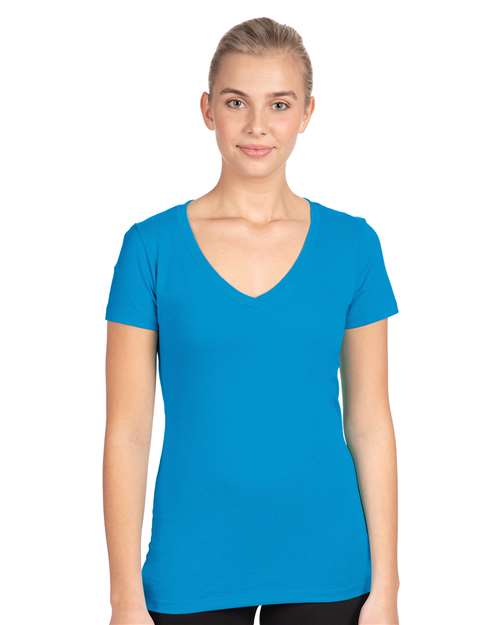 Next Level 1540 Women's Ideal V-Neck Tee - Front view