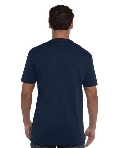 Next Level 3200 Unisex Three-Quarter Sleeve Baseball Tee - Back view