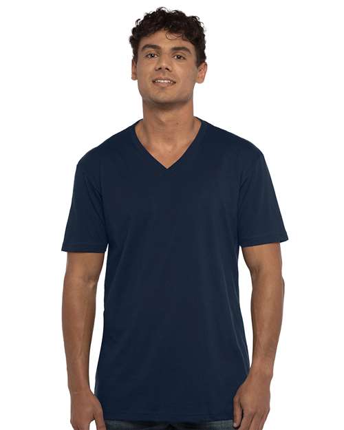 Next Level 3200 Unisex Three-Quarter Sleeve Baseball Tee - Front view
