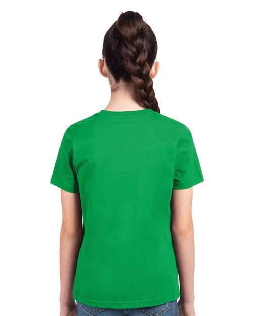 Next Level 3310 Youth Cotton Tee - Back view