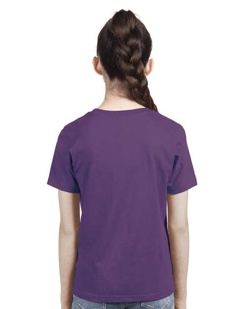 Next Level 3310 Youth Cotton Tee - Back view