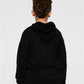 LAT 2296 Youth Hoodie Sweatshirt - Back view