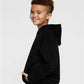 LAT 2296 Youth Hoodie Sweatshirt - Side view