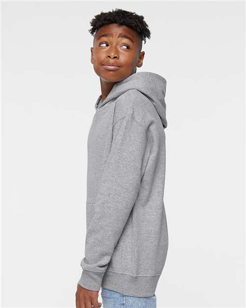 LAT 2296 Youth Hoodie Sweatshirt - Side view