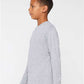 LAT 6201 Youth Fine Jersey Long Sleeve Tee - Side view