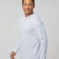 Badger 4105 Unisex B-Core Hooded Long Sleeve T-Shirt - Side view