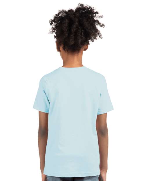 Next Level 3310 Youth Cotton Tee - Back view