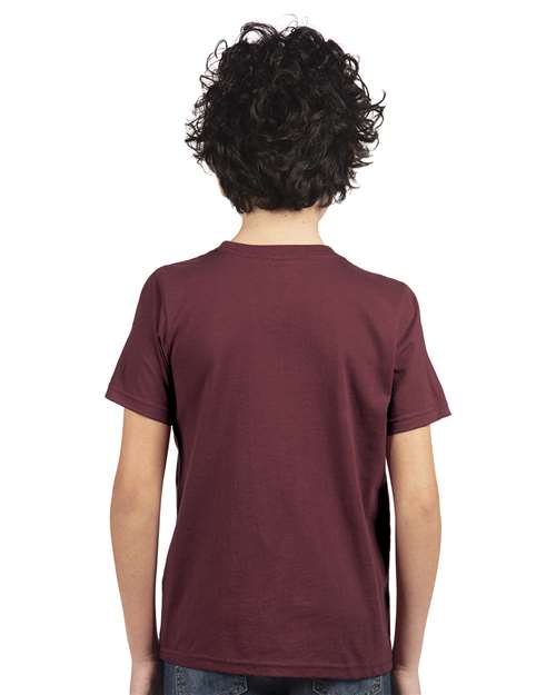 Next Level 3310 Youth Cotton Tee - Back view