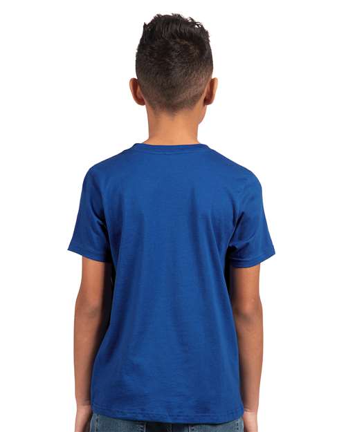 Next Level 3310 Youth Cotton Tee - Back view