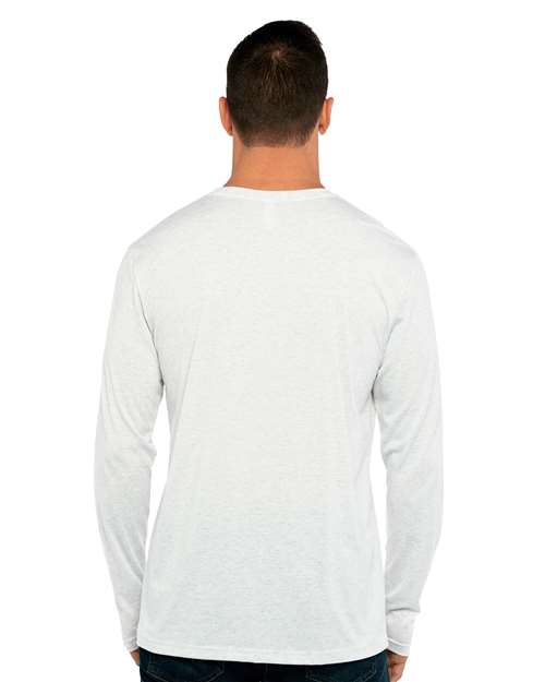 Next Level 6071 Unisex Triblend Long Sleeve Tee - Back view