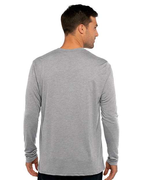 Next Level 6071 Unisex Triblend Long Sleeve Tee - Back view
