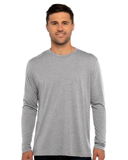 Next Level 6071 Unisex Triblend Long Sleeve Tee - Front view