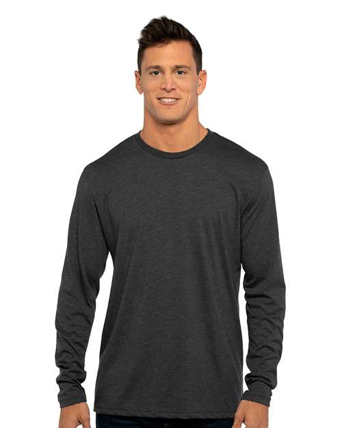 Next Level 6071 Unisex Triblend Long Sleeve Tee - Front view