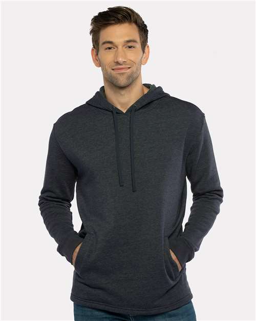 Next Level 9300 Unisex Malibu Welt Pocket Hoodie Sweatshirt - Front view