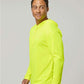 Badger 4105 Unisex B-Core Hooded Long Sleeve T-Shirt - Side view