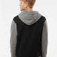 Independent Trading Co. IND45UVZ Unisex Heavyweight Varsity Full-Zip Hooded Sweatshirt - Back view