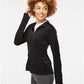 Independent Trading Co. EXP60PAZ Women's Poly-Tech Full-Zip Track Jacket - Side view