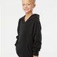 Independent Trading Co. PRM15YSB Youth Lightweight Special Blend Raglan Hooded Sweatshirt - Side view