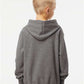 Independent Trading Co. PRM15YSB Youth Lightweight Special Blend Raglan Hooded Sweatshirt - Back view