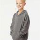 Independent Trading Co. PRM15YSB Youth Lightweight Special Blend Raglan Hooded Sweatshirt - Side view