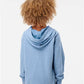 Independent Trading Co. PRM15YSB Youth Lightweight Special Blend Raglan Hooded Sweatshirt - Back view
