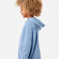 Independent Trading Co. PRM15YSB Youth Lightweight Special Blend Raglan Hooded Sweatshirt - Side view