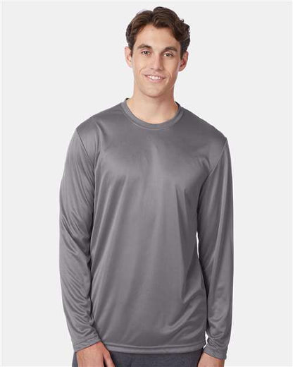 Hanes 482L Unisex Cool DRI? Long Sleeve Performance T-Shirt - Front view