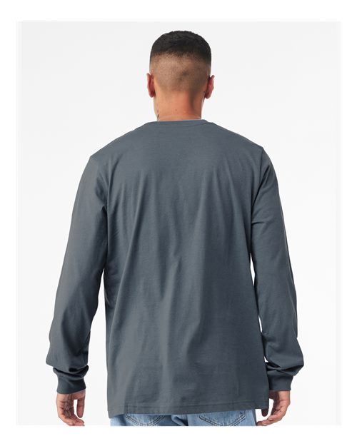 BELLA  CANVAS 3501 Unisex Jersey Long Sleeve Tee - Back view
