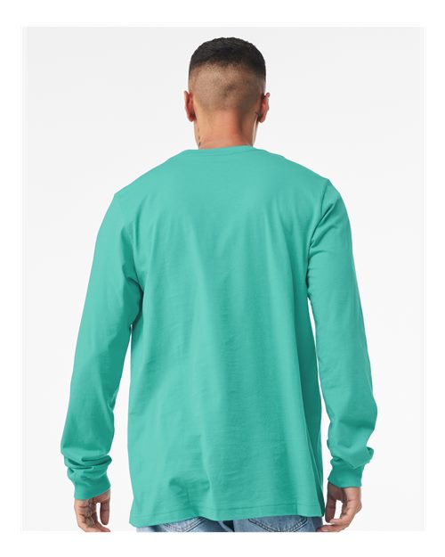 BELLA  CANVAS 3501 Unisex Jersey Long Sleeve Tee - Back view
