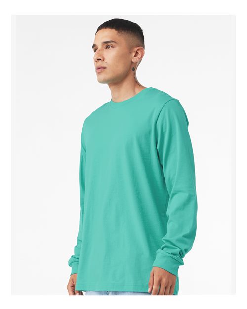 BELLA  CANVAS 3501 Unisex Jersey Long Sleeve Tee - Side view