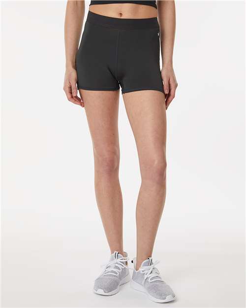 Badger 4629 Women?s 3" Pro-Compression Shorts - Front view