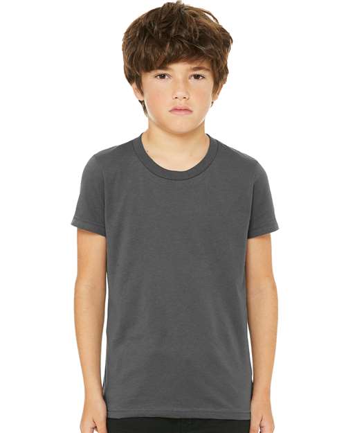 BELLA  CANVAS 3001Y Youth Jersey Tee - Front view