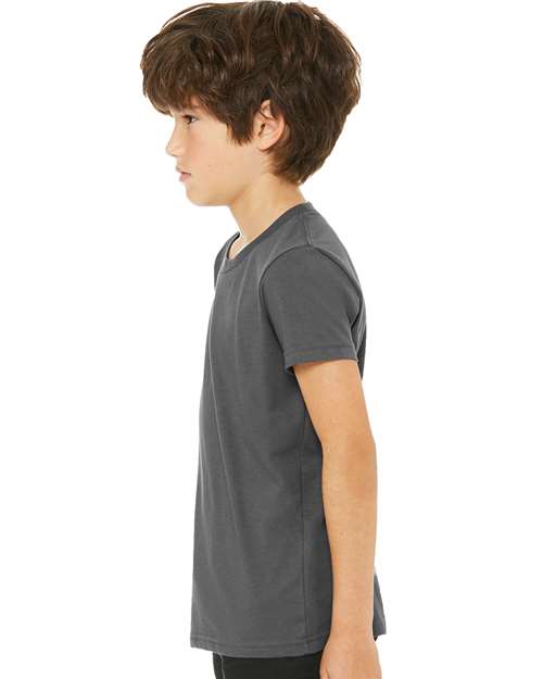 BELLA  CANVAS 3001Y Youth Jersey Tee - Side view