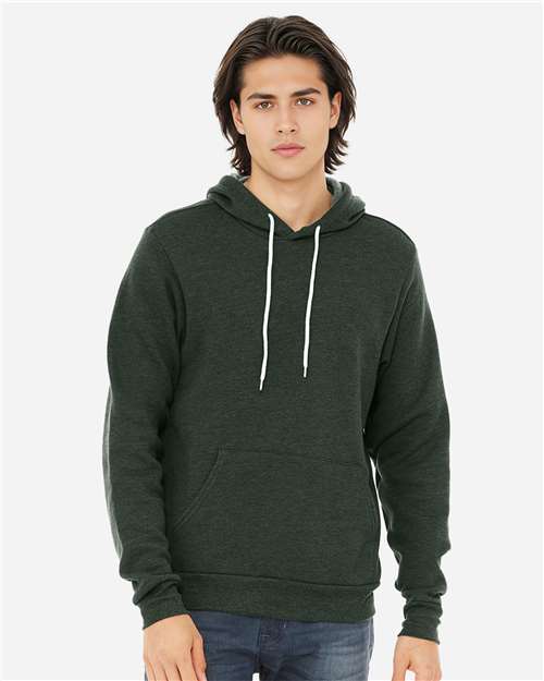BELLA  CANVAS 3719 Unisex Sponge Fleece Hoodie Sweatshirt - Front view