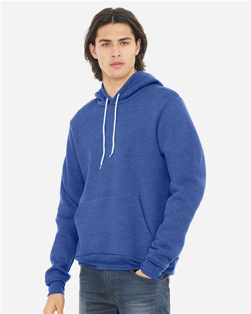 BELLA  CANVAS 3719 Unisex Sponge Fleece Hoodie Sweatshirt - Side view