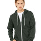 BELLA  CANVAS 3739 Unisex USA-Made High Visibility Hooded Sweatshirt - Front view