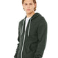 BELLA  CANVAS 3739 Unisex USA-Made High Visibility Hooded Sweatshirt - Side view