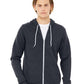BELLA  CANVAS 3739 Unisex USA-Made High Visibility Hooded Sweatshirt - Front view