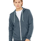 BELLA  CANVAS 3739 Unisex USA-Made High Visibility Hooded Sweatshirt - Front view