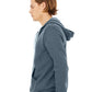 BELLA  CANVAS 3739 Unisex USA-Made High Visibility Hooded Sweatshirt - Side view