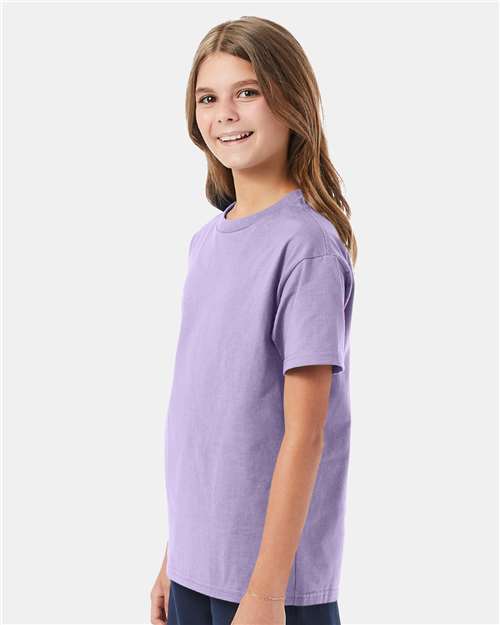 Hanes 5450 Youth Authentic T-Shirt - Side view