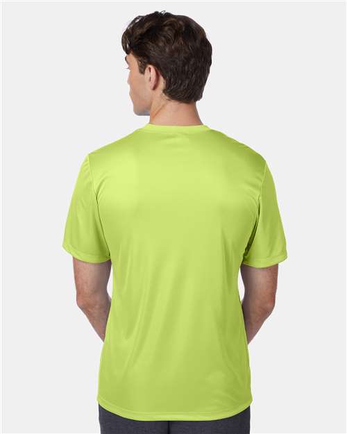 Hanes 4820 Men's B-Tech Cotton-Feel T-Shirt - Back view
