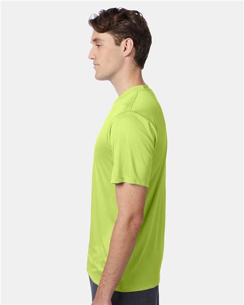 Hanes 4820 Men's B-Tech Cotton-Feel T-Shirt - Side view