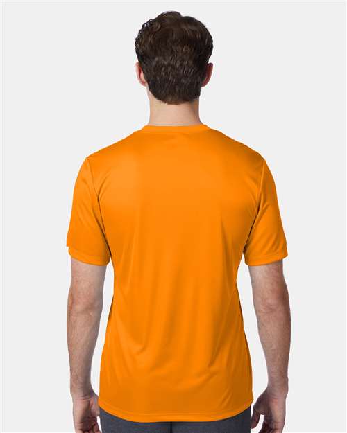 Hanes 4820 Men's B-Tech Cotton-Feel T-Shirt - Back view
