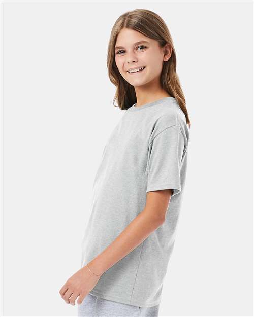Hanes 498Y Youth Perfect-T T-Shirt - Side view
