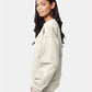 Hanes F260 Unisex Ultimate Cotton? Crewneck Sweatshirt - Side view
